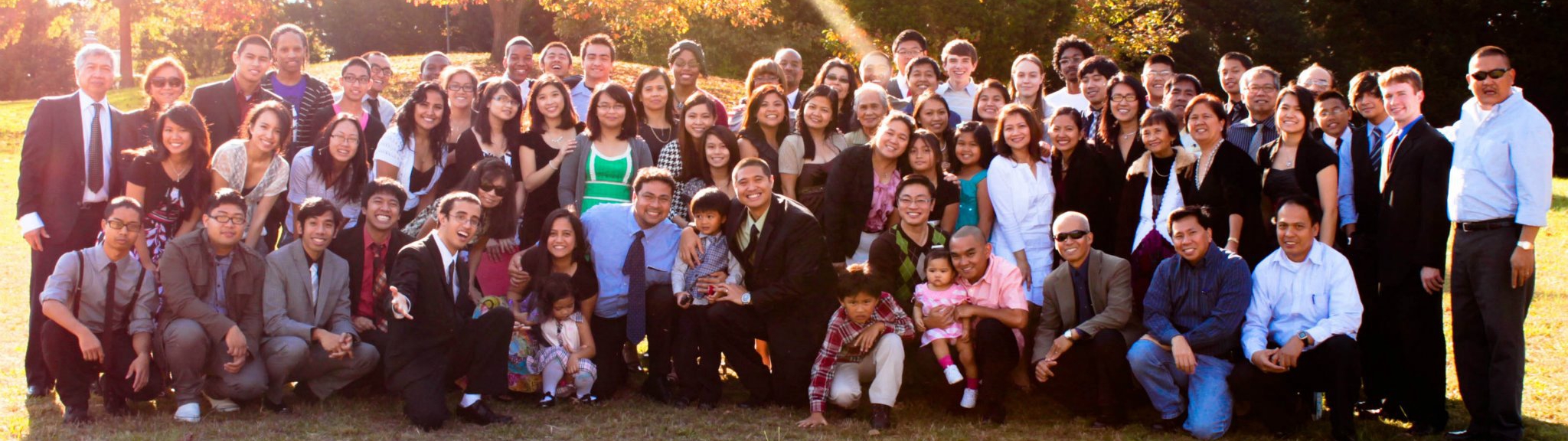 Gospel Life members at our church's first anniversary in 2011